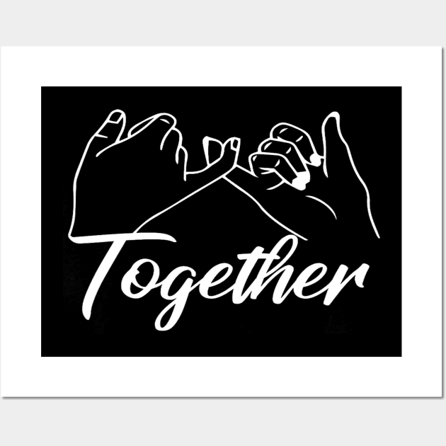 Together Men Couple Wall Art by Desi Look